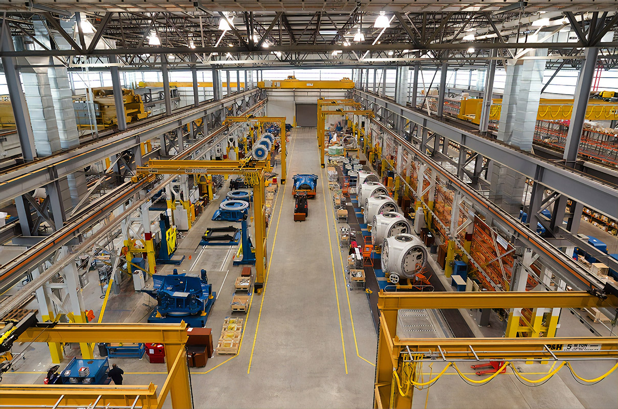 Factory camera footage